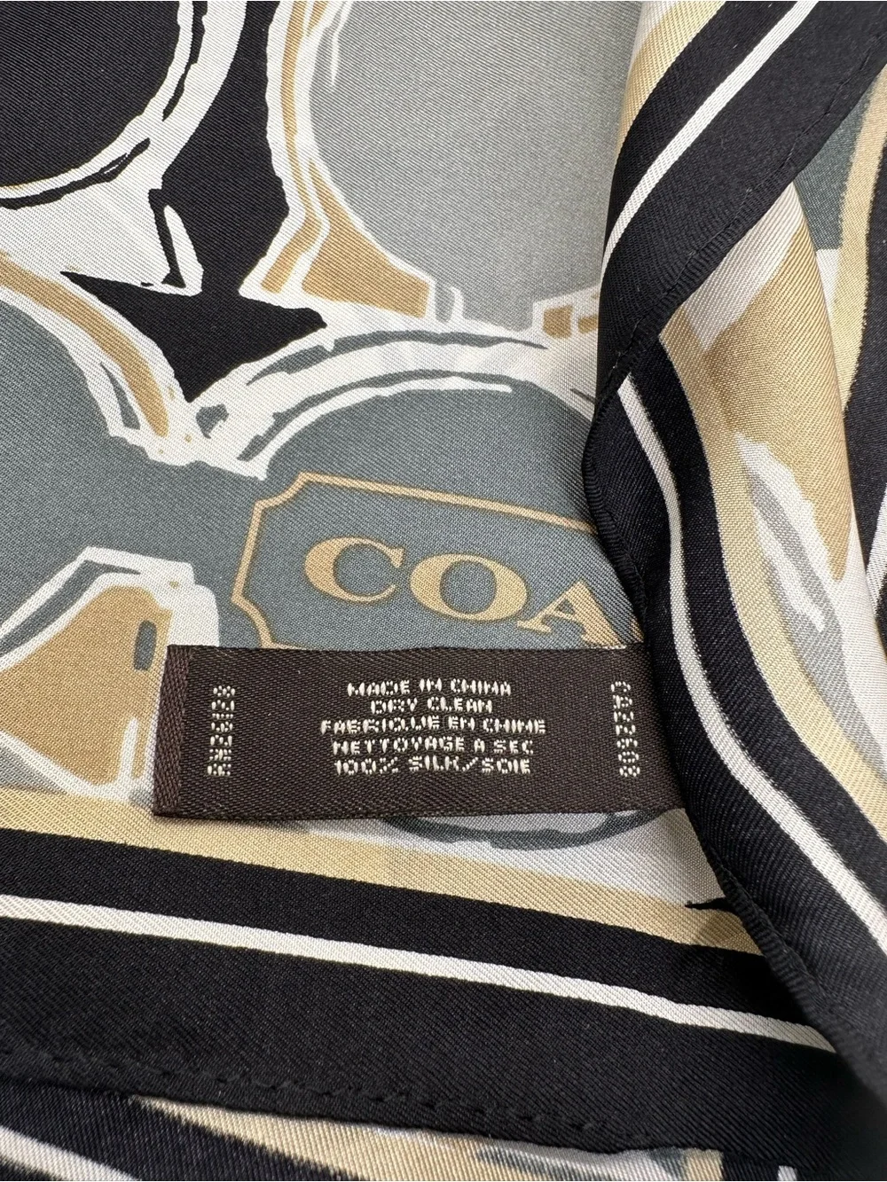Coach elegant silk